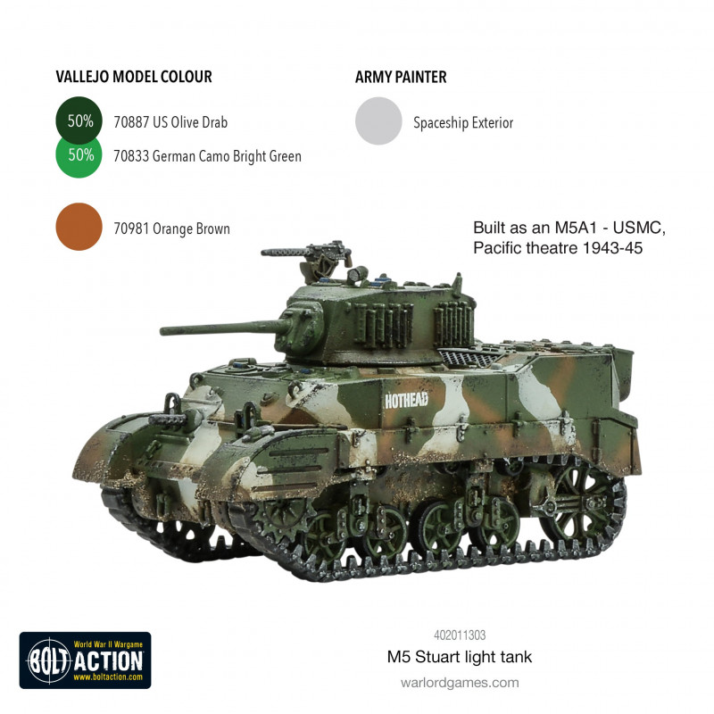 Bolt Action Char M5 Stuart