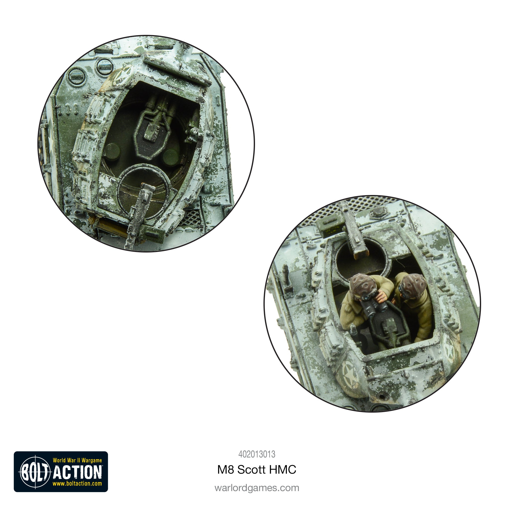 Bolt Action M8 Scott HMC Tank - Picture 4 of 11