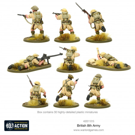 Bolt Action British 8th army