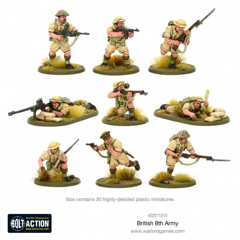 Bolt Action British 8th army