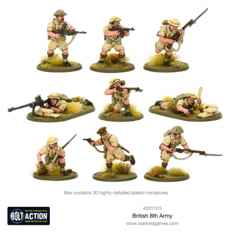 Bolt Action British 8th army