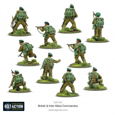 Bolt action British and inter allied Commandos