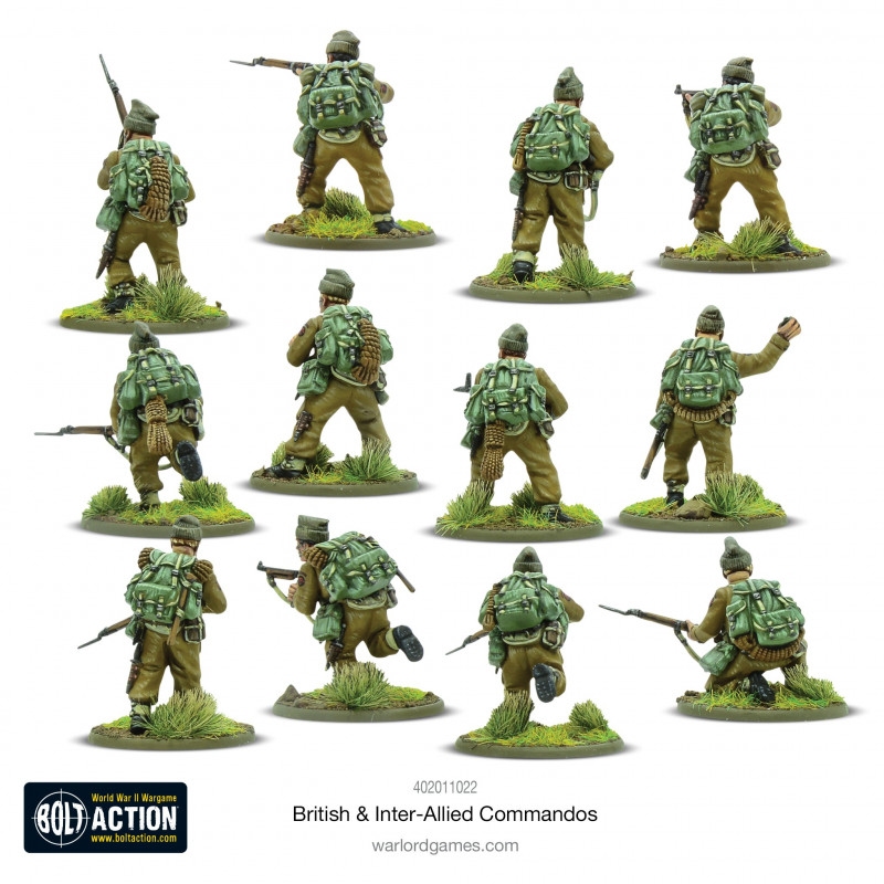 Bolt action British and inter allied Commandos
