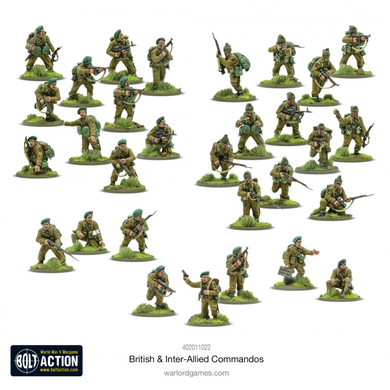 Bolt action British and inter allied Commandos