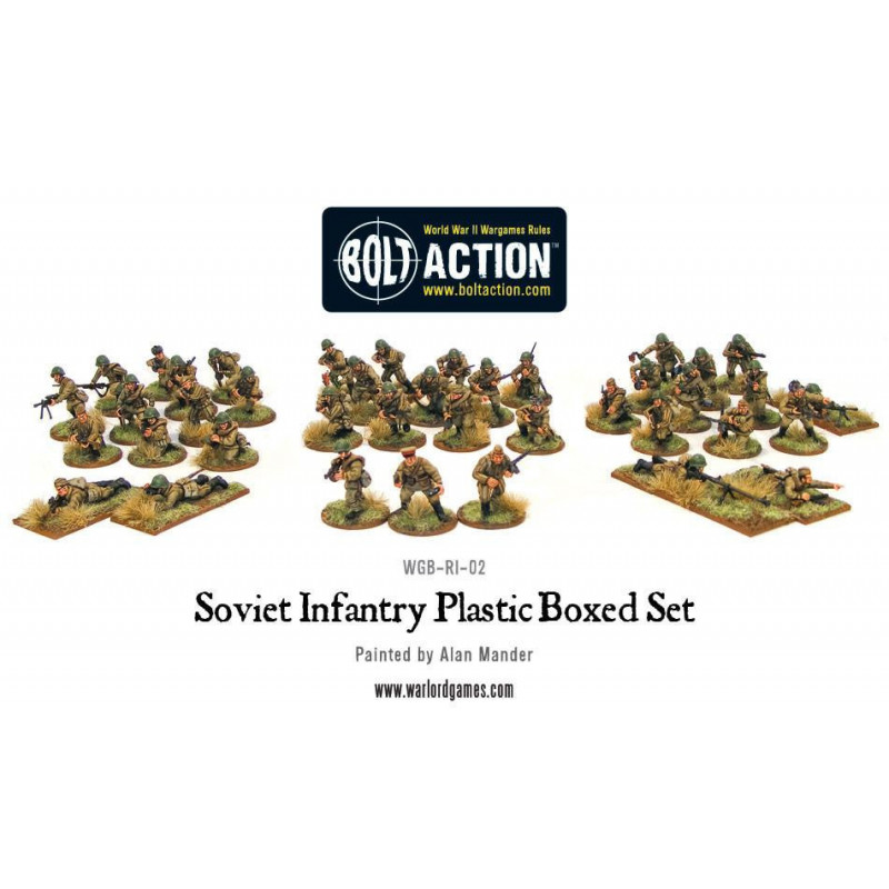 Bolt Action Soviet infantry