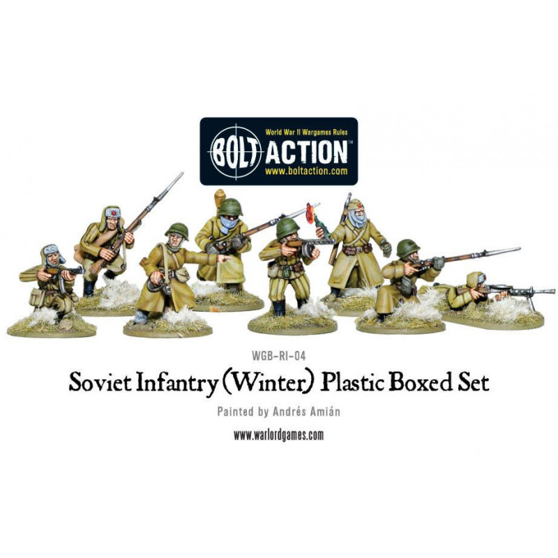 Bolt Action Winter Soviet Infantry