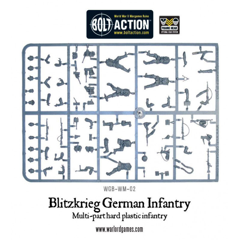Bolt Action - German - Blitzkrieg Infantry plastic boxed set