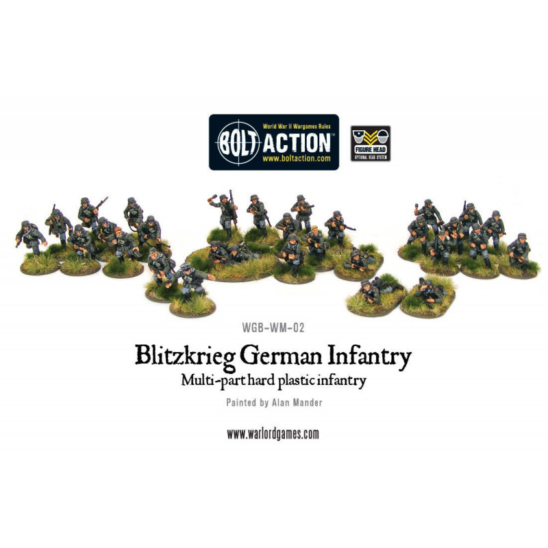 Bolt Action - German - Blitzkrieg Infantry plastic boxed set
