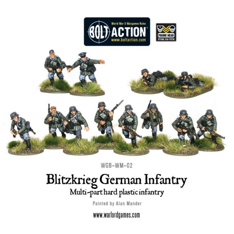 Bolt Action - German - Blitzkrieg Infantry plastic boxed set