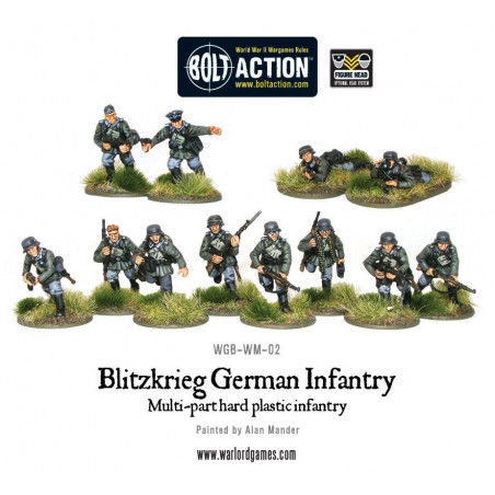 Bolt Action - German - Blitzkrieg Infantry plastic boxed set