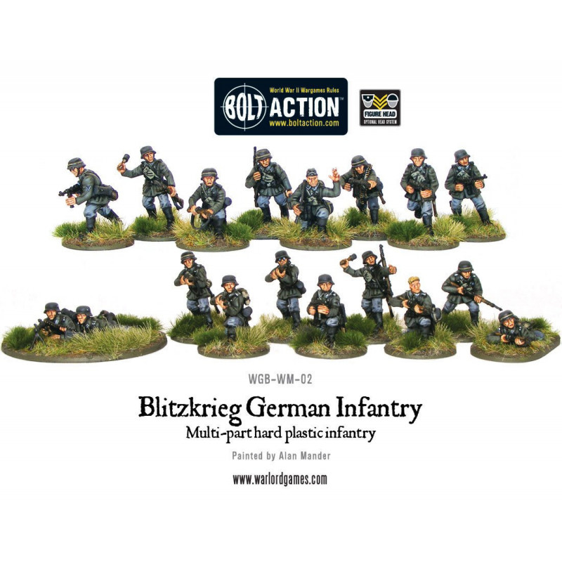 Bolt Action - German - Blitzkrieg Infantry plastic boxed set