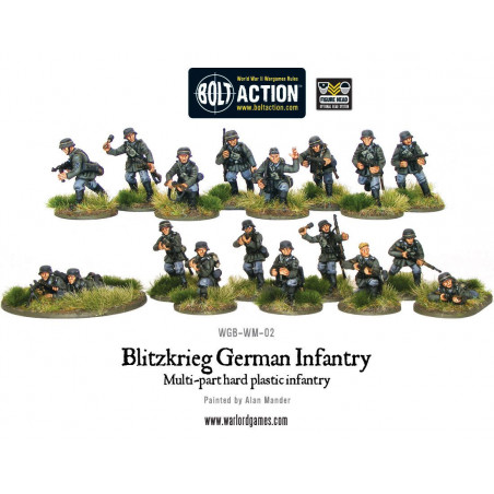 Bolt Action - German - Blitzkrieg Infantry plastic boxed set