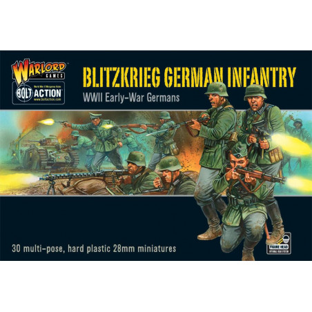 Bolt Action - German - Blitzkrieg Infantry plastic boxed set