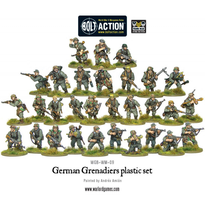 Bolt Action - German Grenadiers (plastic boxe)