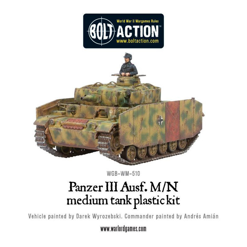 Bolt Action - German - Panzer III (Plastic Box)