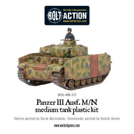 Bolt Action - German - Panzer III (Plastic Box)