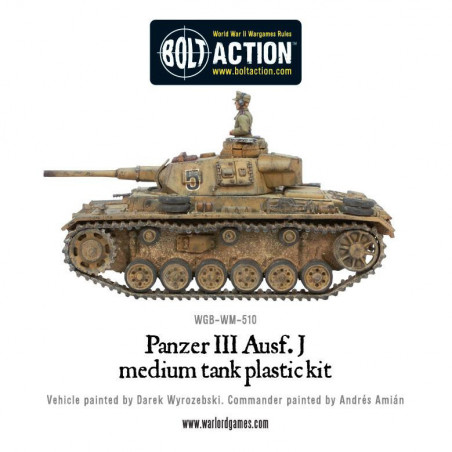 Bolt Action - German - Panzer III (Plastic Box)