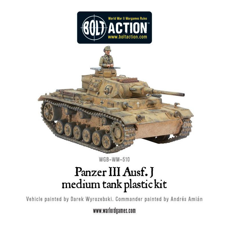 Bolt Action - German - Panzer III (Plastic Box)