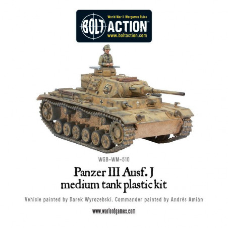 Bolt Action - German - Panzer III (Plastic Box)