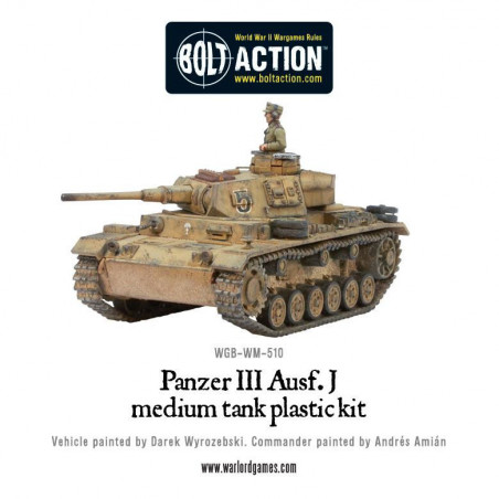 Bolt Action - German - Panzer III (Plastic Box)