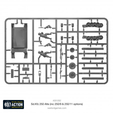 Bolt Action - German - Sd.Kfz 250 (Alte) Half-Track (Options For 250/1, 250/9 & 250/11 Variants)