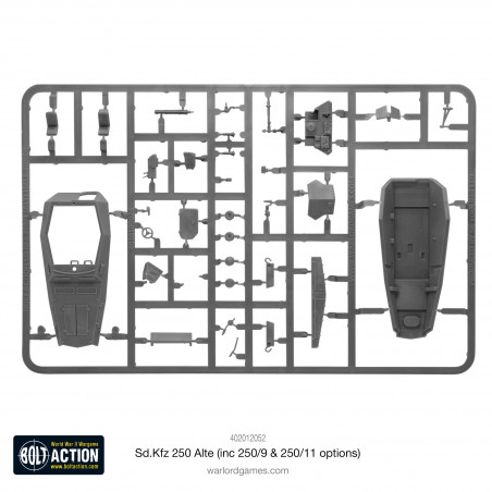 Bolt Action - German - Sd.Kfz 250 (Alte) Half-Track (Options For 250/1, 250/9 & 250/11 Variants)