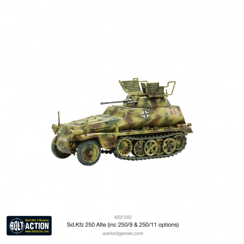 Bolt Action - German - Sd.Kfz 250 (Alte) Half-Track (Options For 250/1, 250/9 & 250/11 Variants)