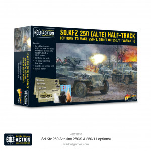 Bolt Action - German - Sd.Kfz 250 (Alte) Half-Track (Options For 250/1, 250/9 & 250/11 Variants)