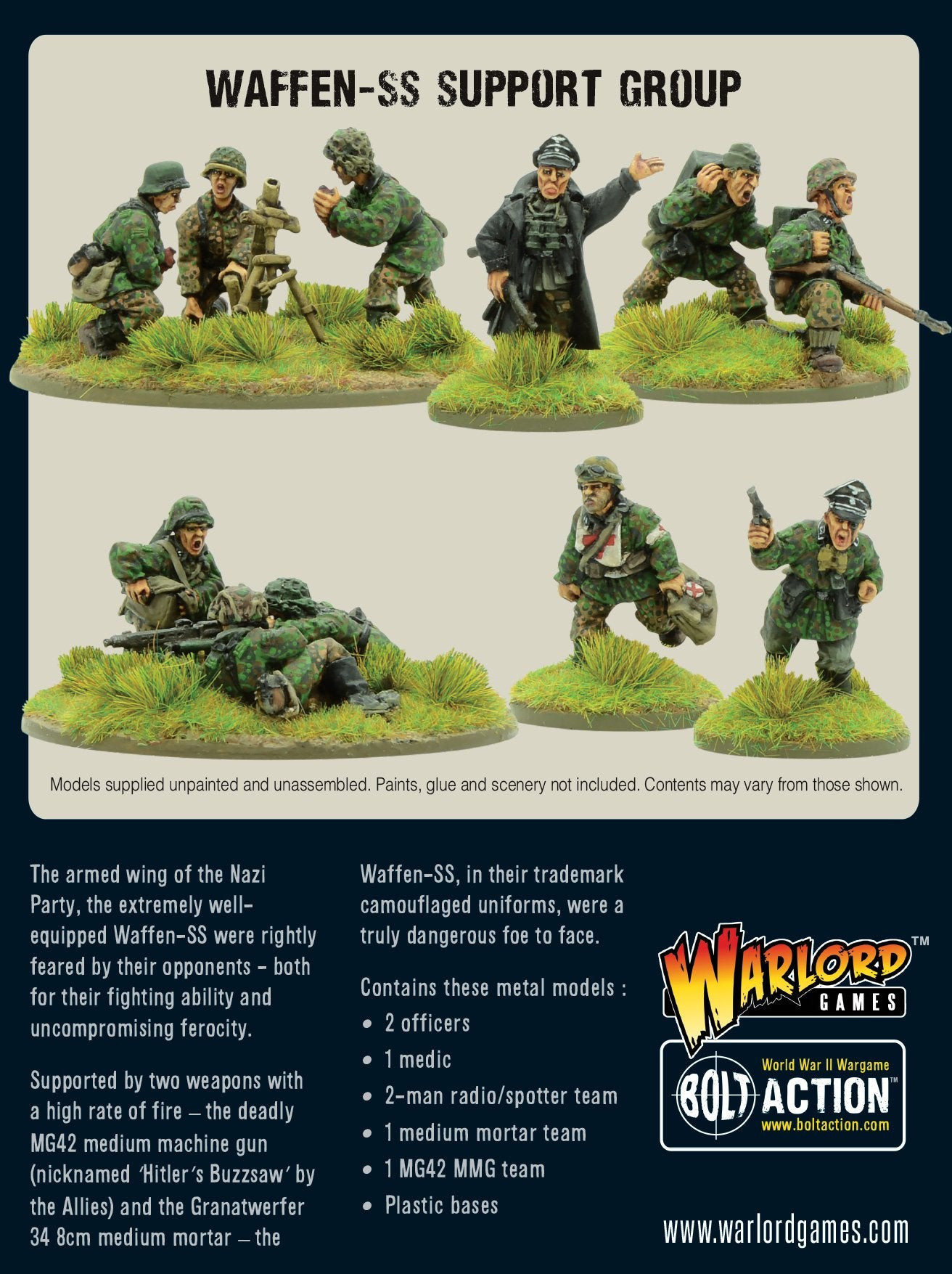 Bolt Action - Waffen-SS Support Group - Afbeelding 2 van 3