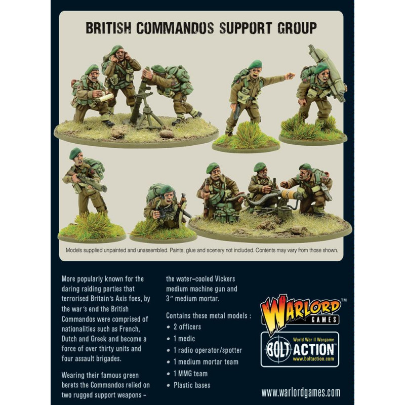 Bolt Action -  British Commandos Support Group