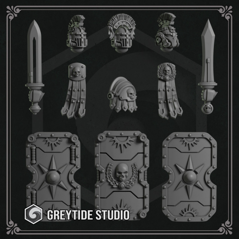 Impression 3d set de centurion