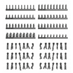 Impression 3d set bougies et parchemins