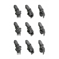 Impression 3d set griffes éclairs