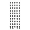 Impression 3d set petits écussons