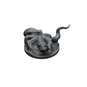Impréssion 3D Pieuvre géante (sur socle)