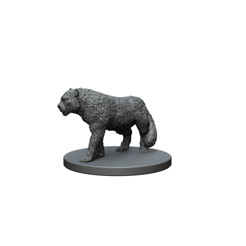Impréssion 3d Léopard des neiges