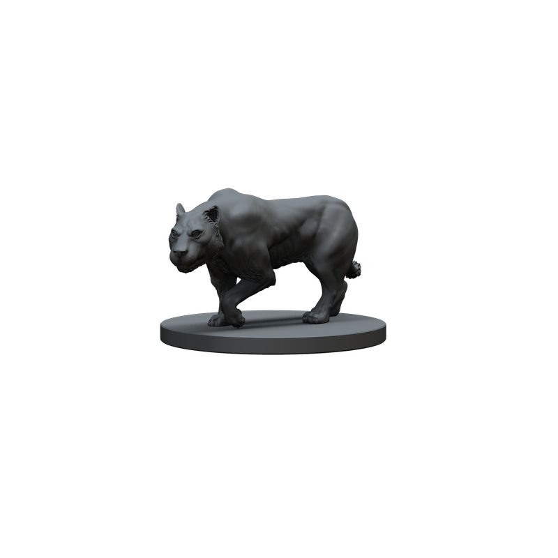 Impréssion 3d Panthère noire