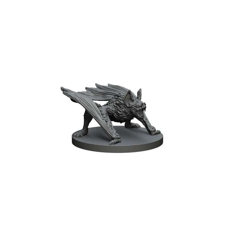 Impréssion 3d Chauve souris géante (avec socle)