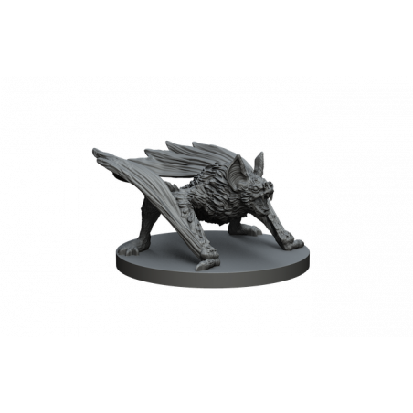 Impréssion 3d Chauve souris géante (avec socle)