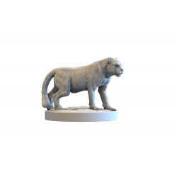 Impréssion 3d Léopard des neiges