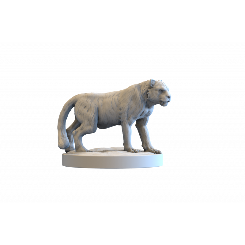 Impréssion 3d Léopard des neiges