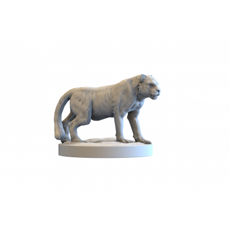 Impréssion 3d Léopard des neiges