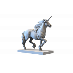 Impréssion 3d Licorne au galop