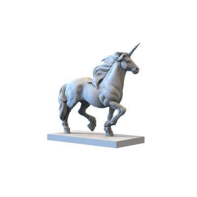 Impréssion 3d Licorne au galop