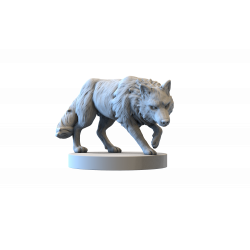 Impréssion 3d Loup à l'affût