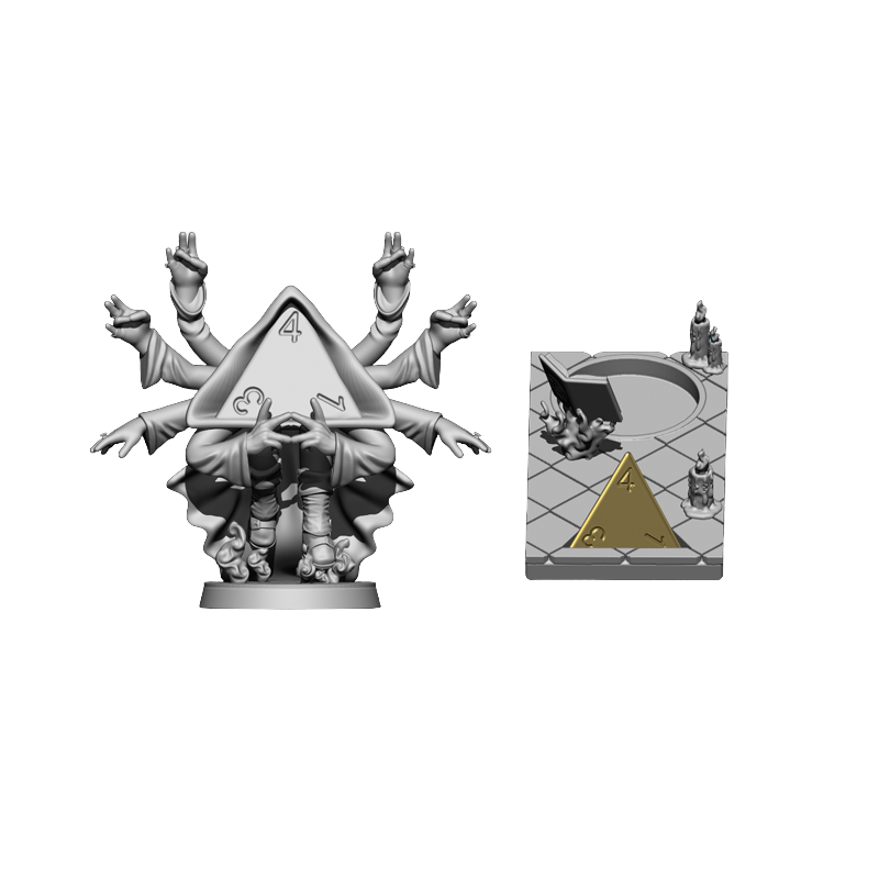 Gardien du D4 Sorcier 6 bras