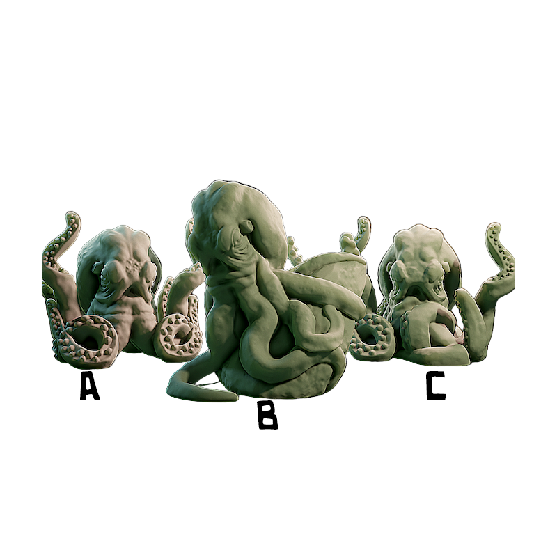 L'appel de Cthulhu-Figurine Ocotpus 