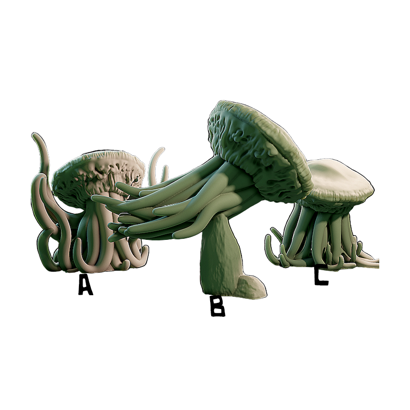 L'appel de Cthulhu-Figurine Méduse géante