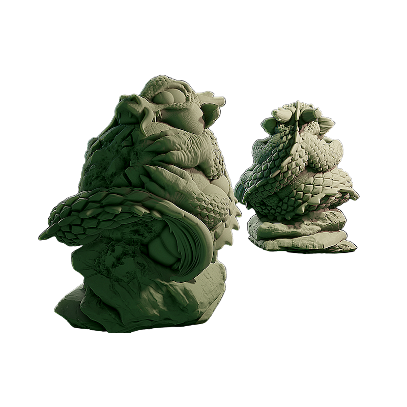 Créature fantastique-Figurine dragon des mers