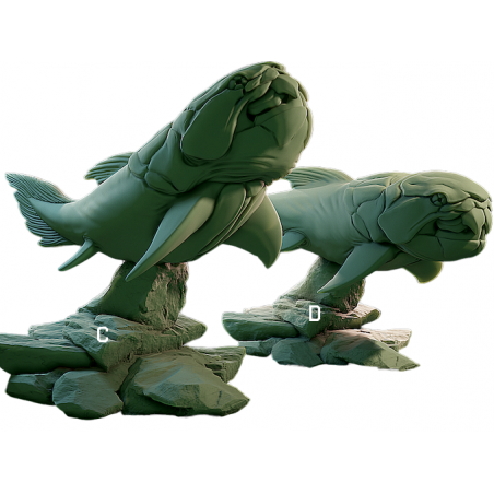 Créature fantastique-Figurine dinosaure Dunkleosteus